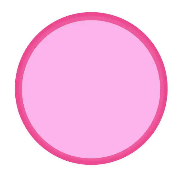 Hot Pink/Light Pink Paper Plate