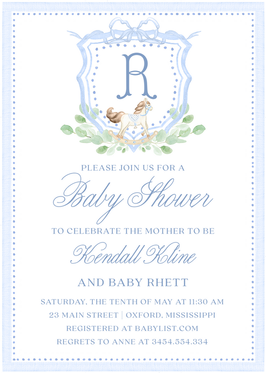 Rocking Horse Baby Shower