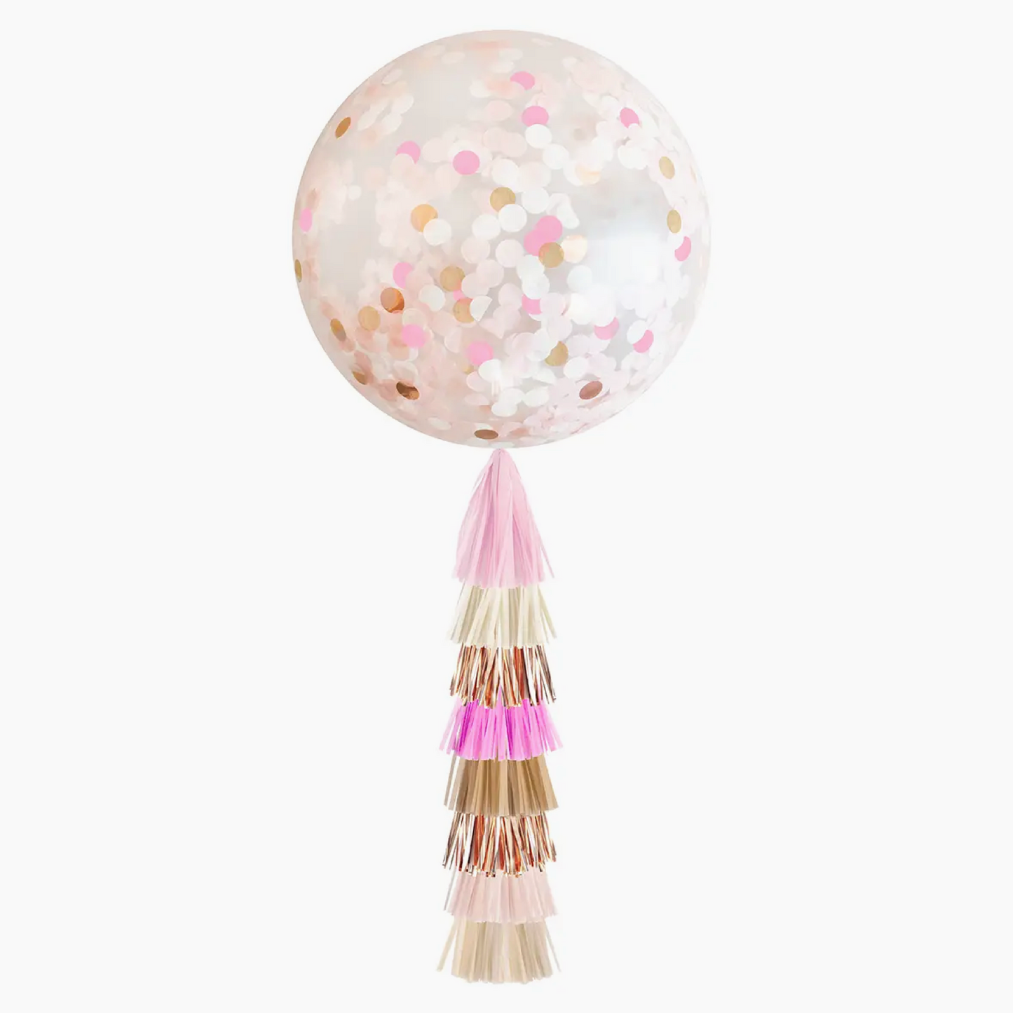 Pink Pastel Jumbo Balloon & Tassel Tail