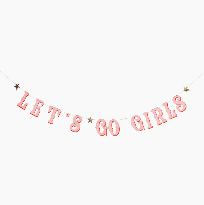 Let's Go Girls Banner Set