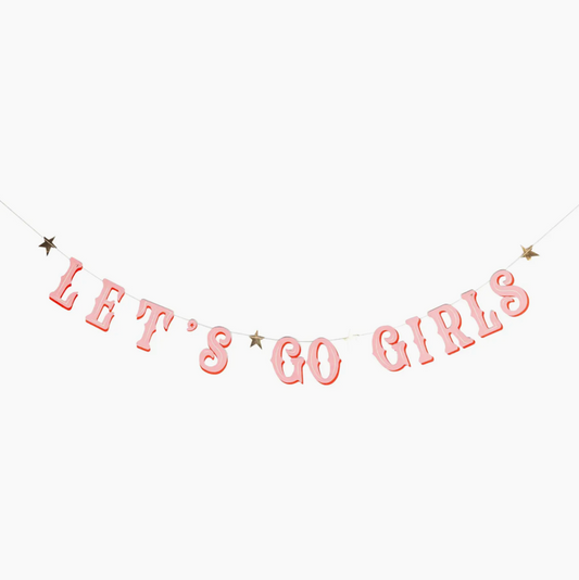 Let's Go Girls Banner Set