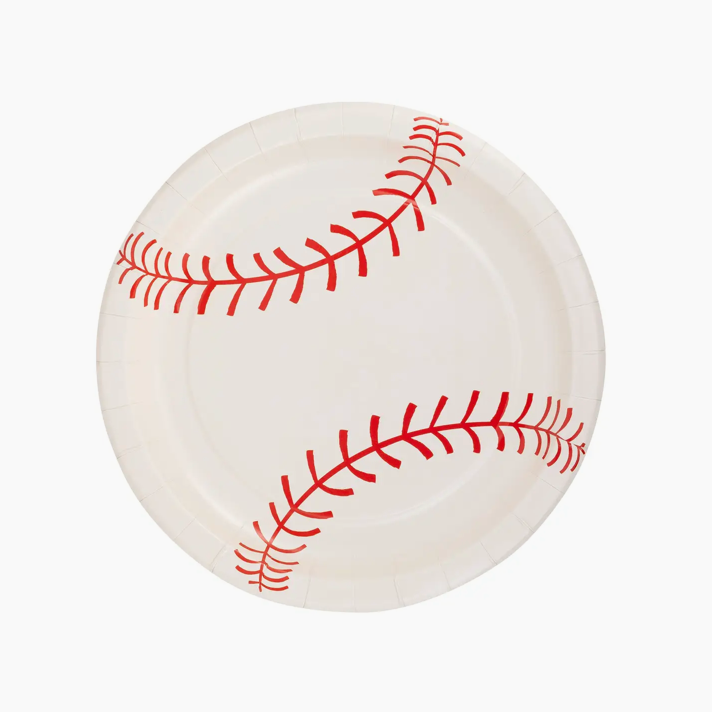 Baseball Paper Plate