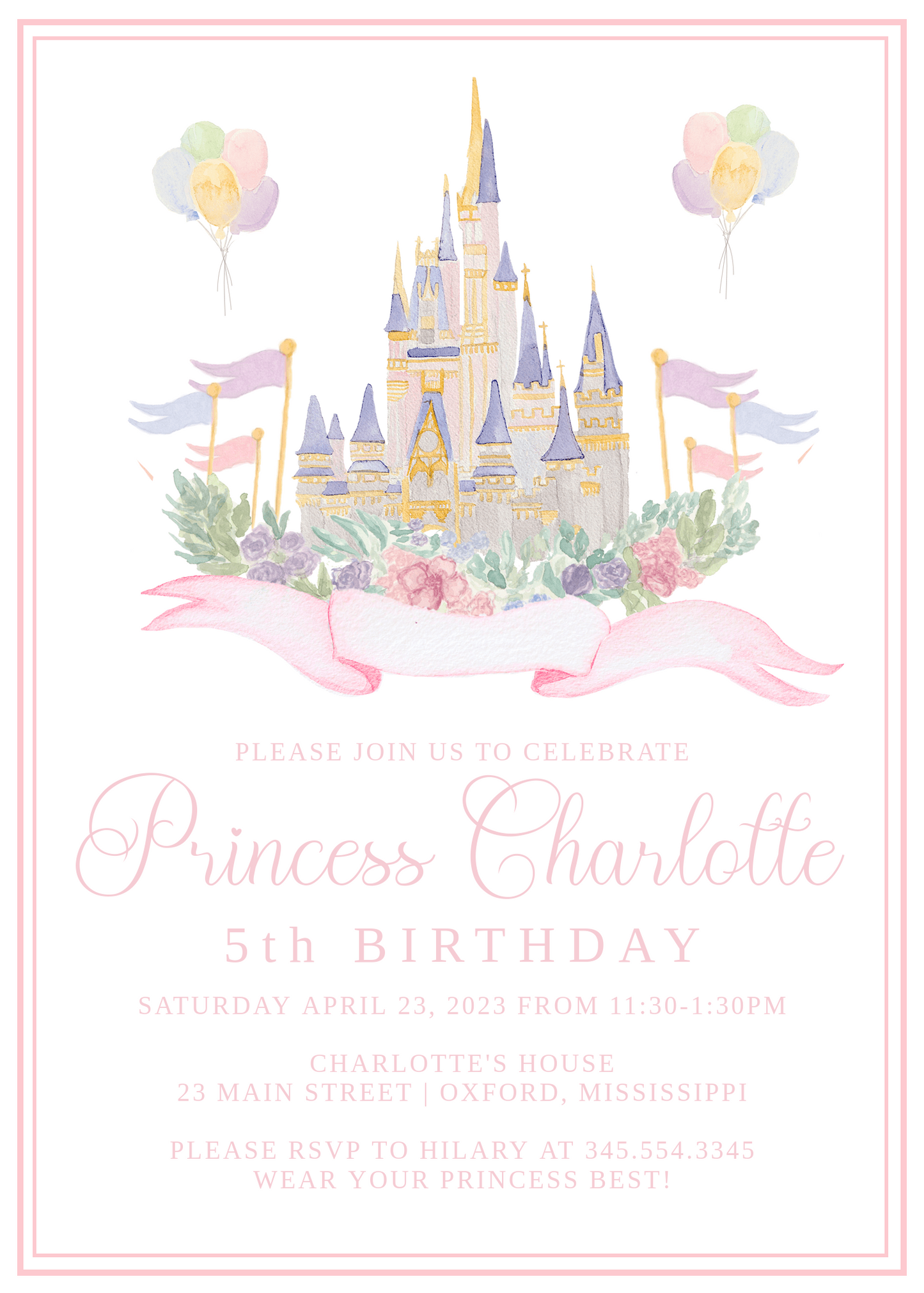 Princess Castle Birthday