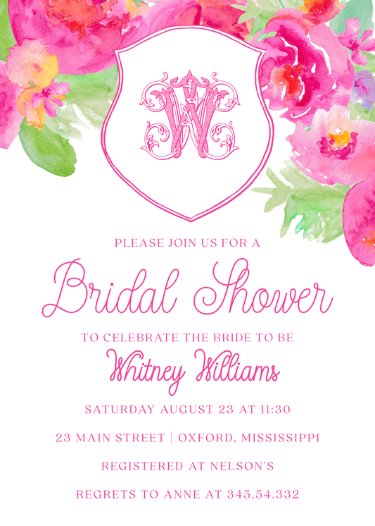 Bright Florals Bridal Shower